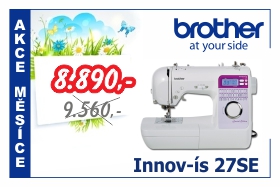 Šicí stroj Brother NV 27 SE za zvýhodněnou akční cenu Šicí stroj Brother NV 27 SE za zvýhodněnou akční cenu