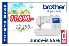 Šicí stroj Brother NV 55 FE za zvýhodněnou akční cenu Šicí stroj Brother NV 55 FE za zvýhodněnou akční cenu
