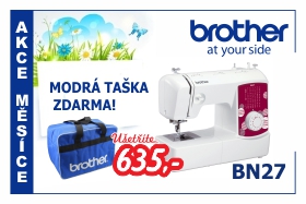 Šicí stroje Brother BN 27 se stolkem pro rozšíření pracovní plochy ZDARMA