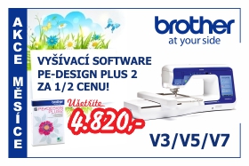 Vyšívací software zdarma k uvedeným strojům Brother