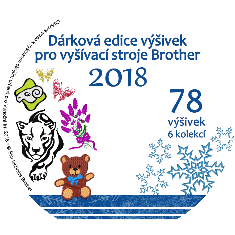 CD s výšivkami Brother