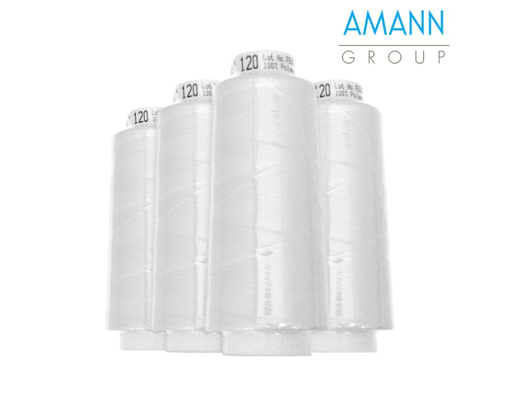 Sada 4ks bílých nití TROJALOCK 2500 m