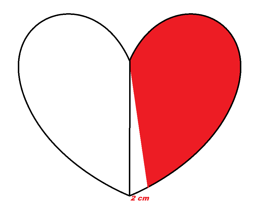 Chňapka srdce - šablona