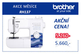 Šicí stroj Brother RH137 za akční cenu