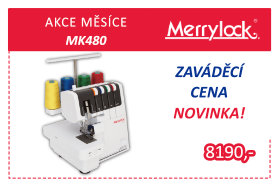 Overlock Merrylock MK480 za zaváděcí akční cenu