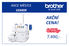 Overlock Brother 1034DX za akční cenu