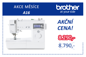 Šicí stroj Brother Innov-Is A16 za zvýhodněnou akční cenu