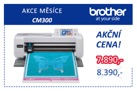 Řezací plotr Brother CM 300 za zvýhodněnou akční cenu