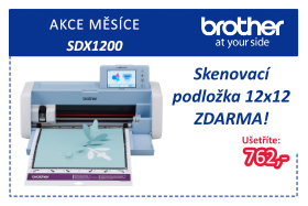 Řezací plotr Brother ScanNCut SDX 1200 s velkou lepící podloužkou zdarma