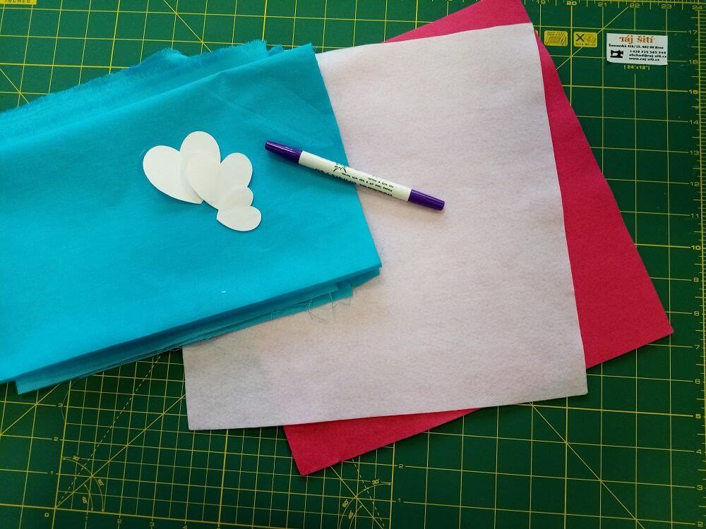 Valentýnský polštářek