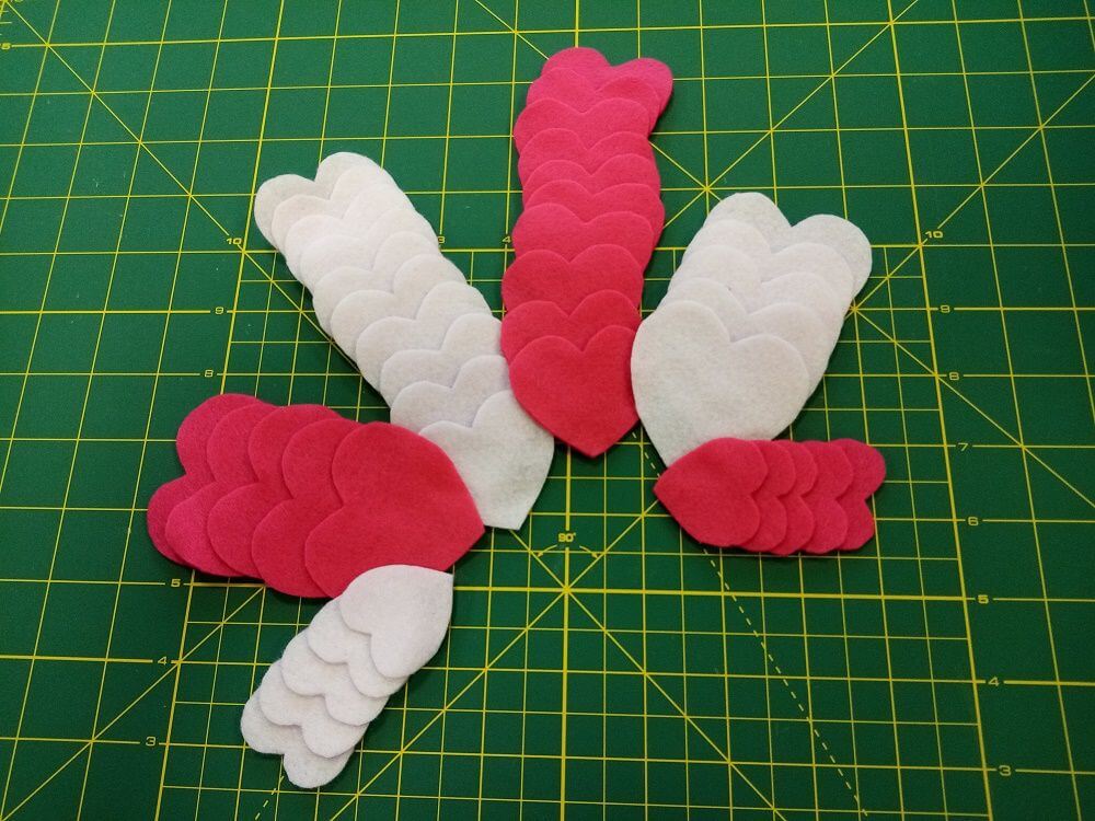 Valentýnský polštářek