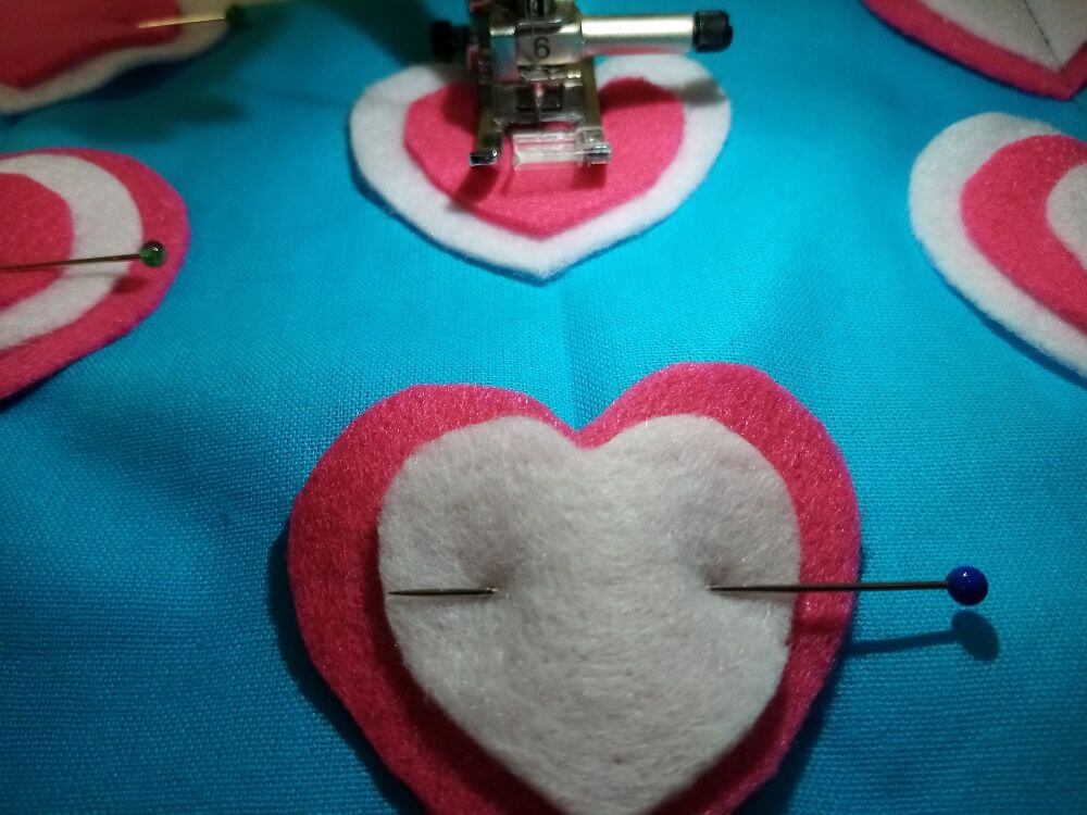 Valentýnský polštářek