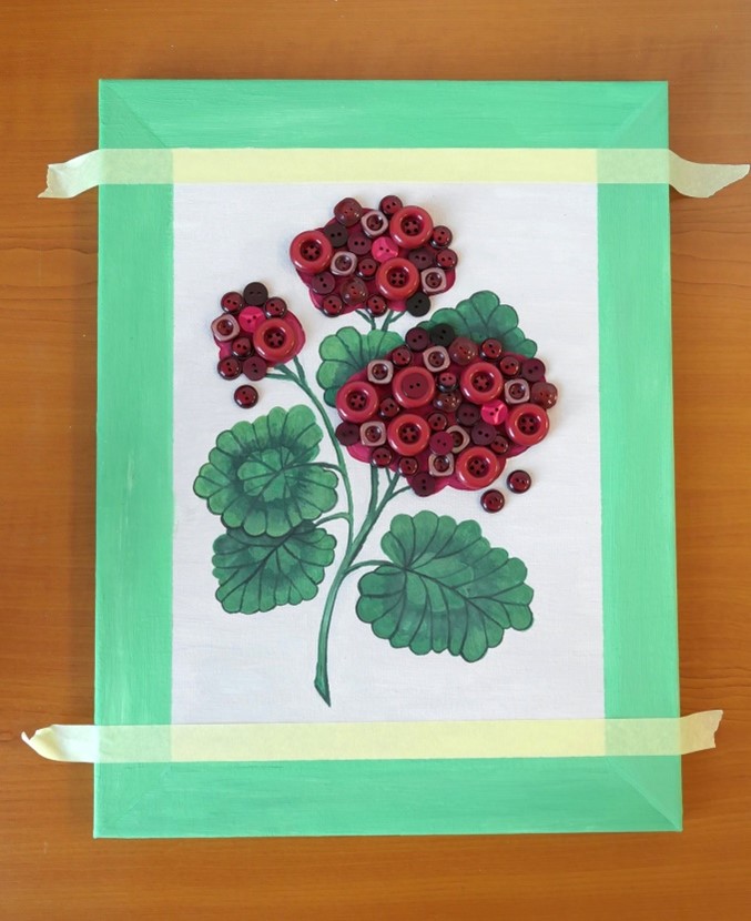 Obrázek z knoflíků