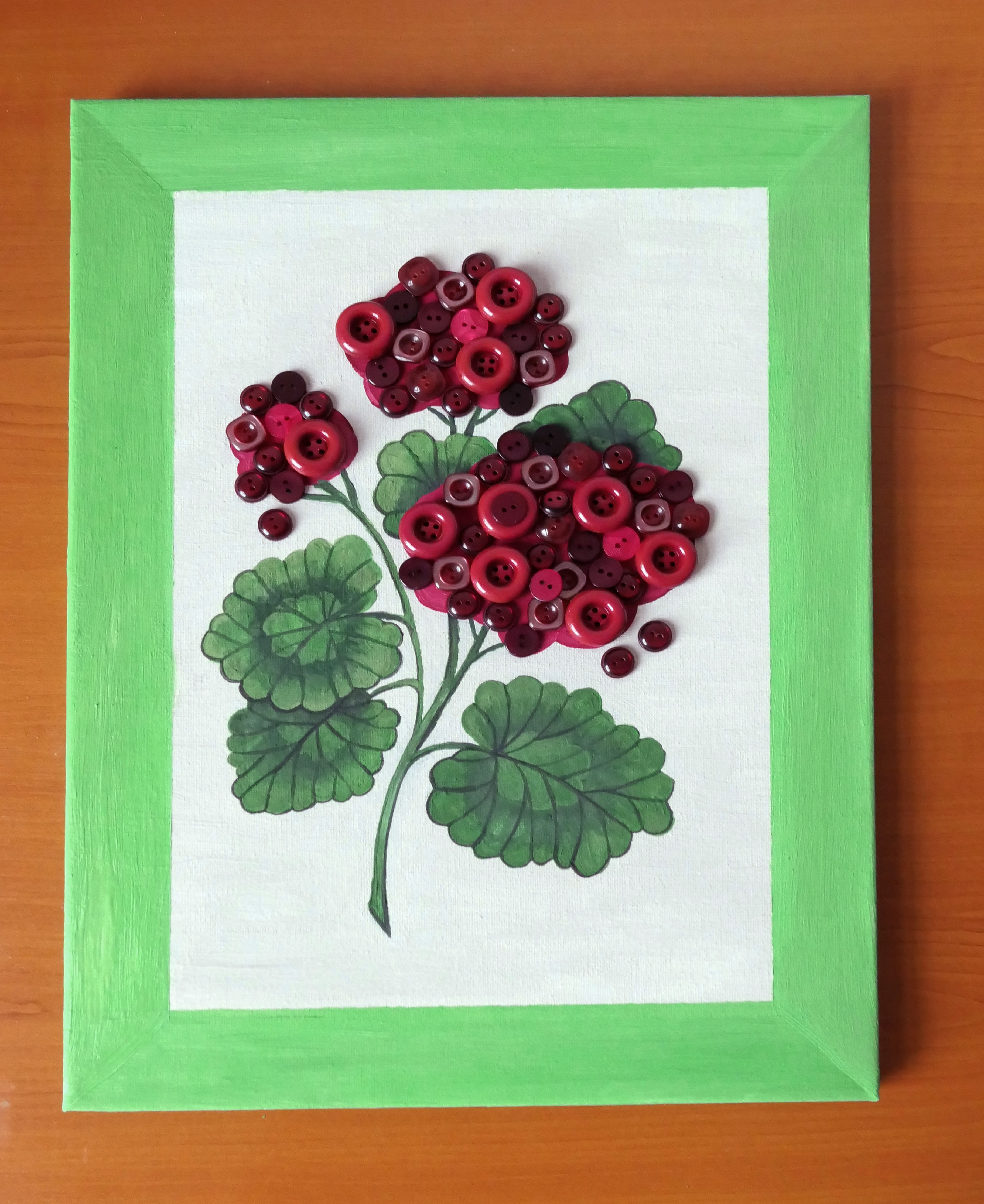 Obrázek z knoflíků