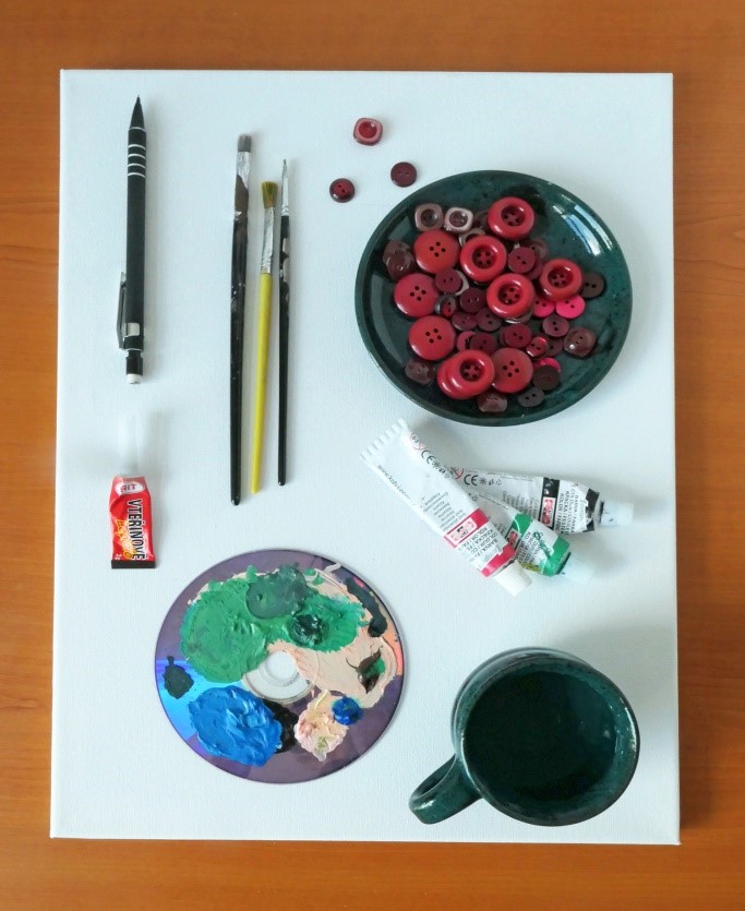 Obrázek z knoflíků