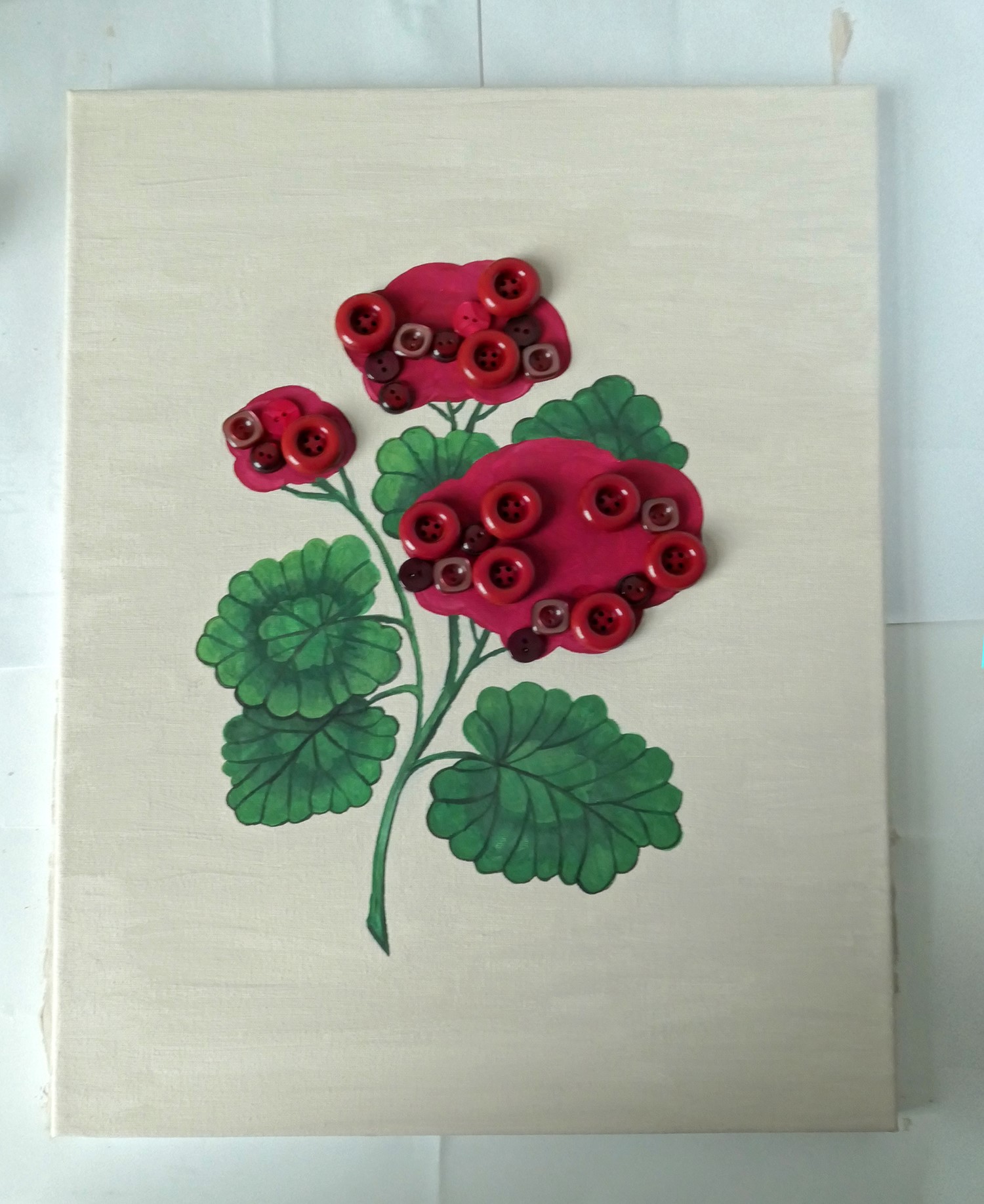 Obrázek z knoflíků