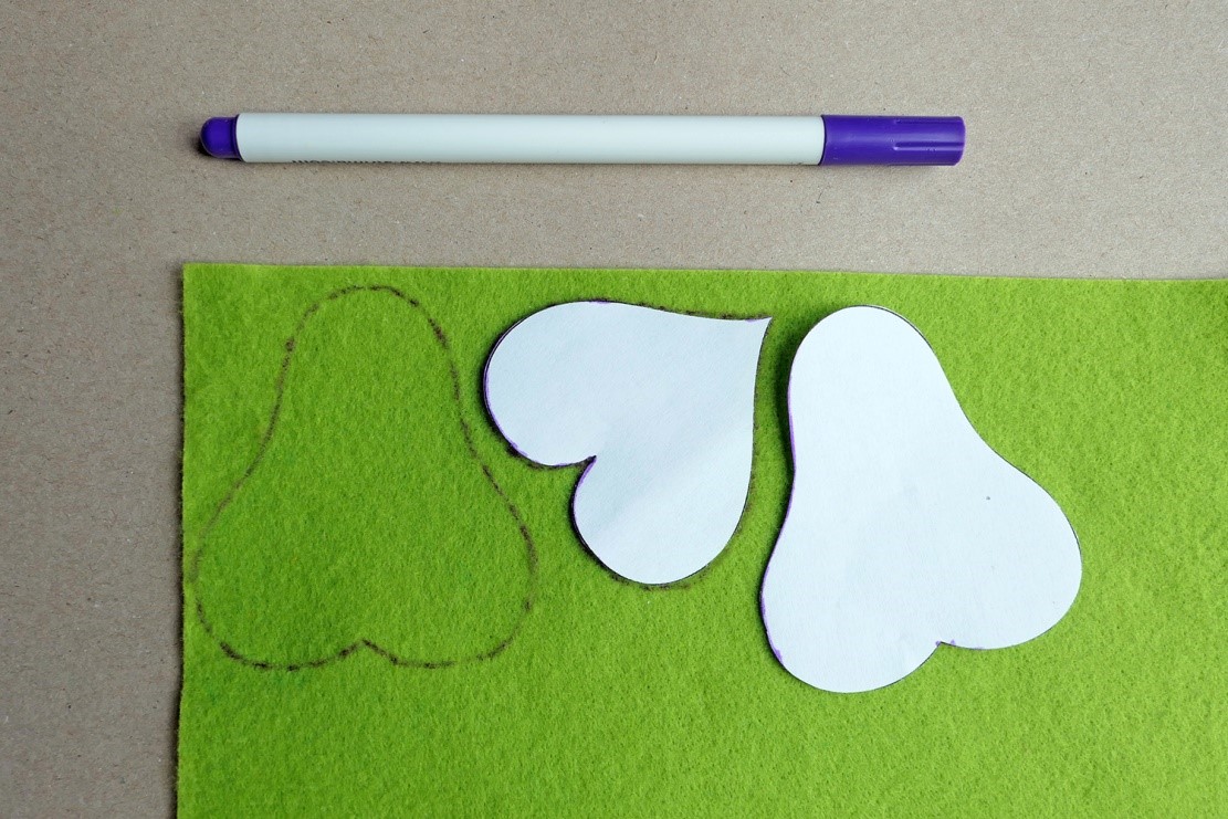 Podzimní dekorace z plsti