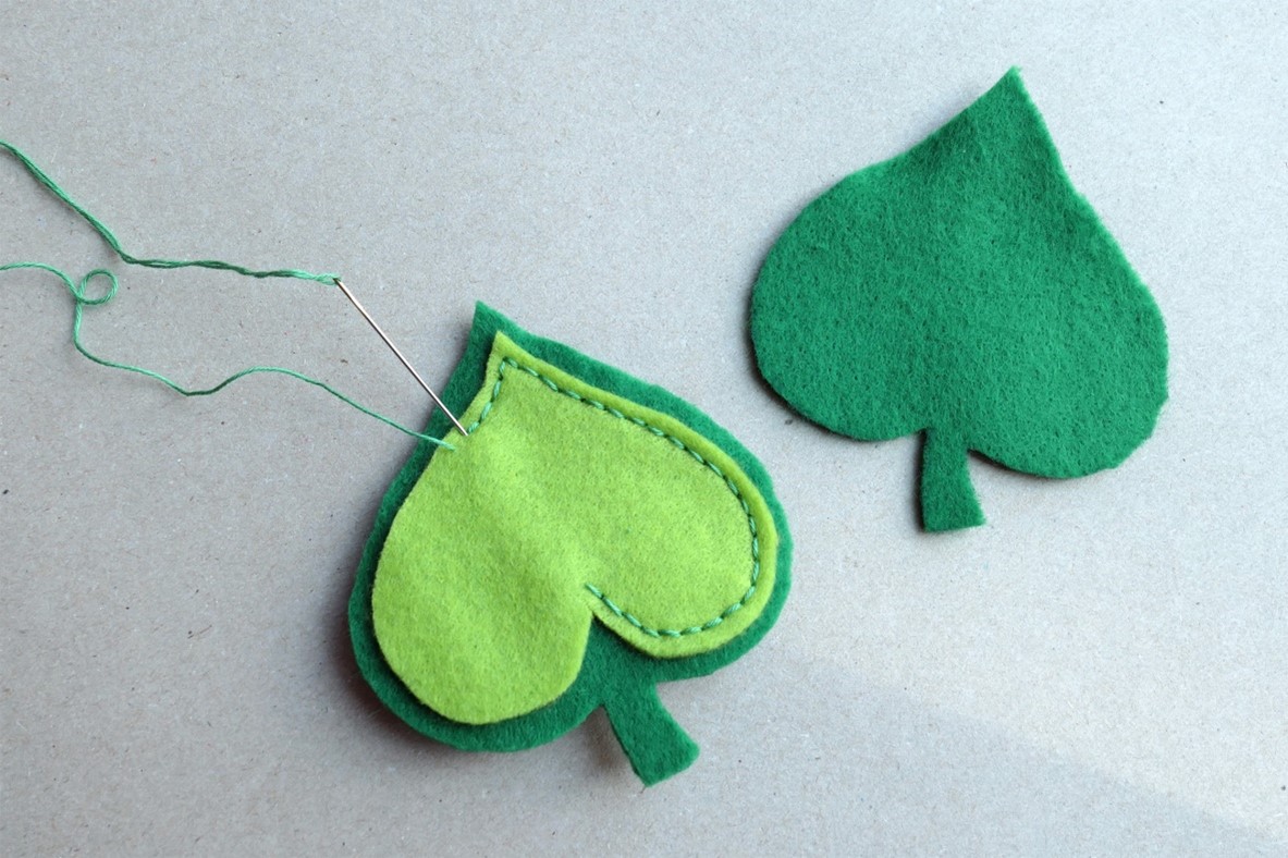 Podzimní dekorace z plsti