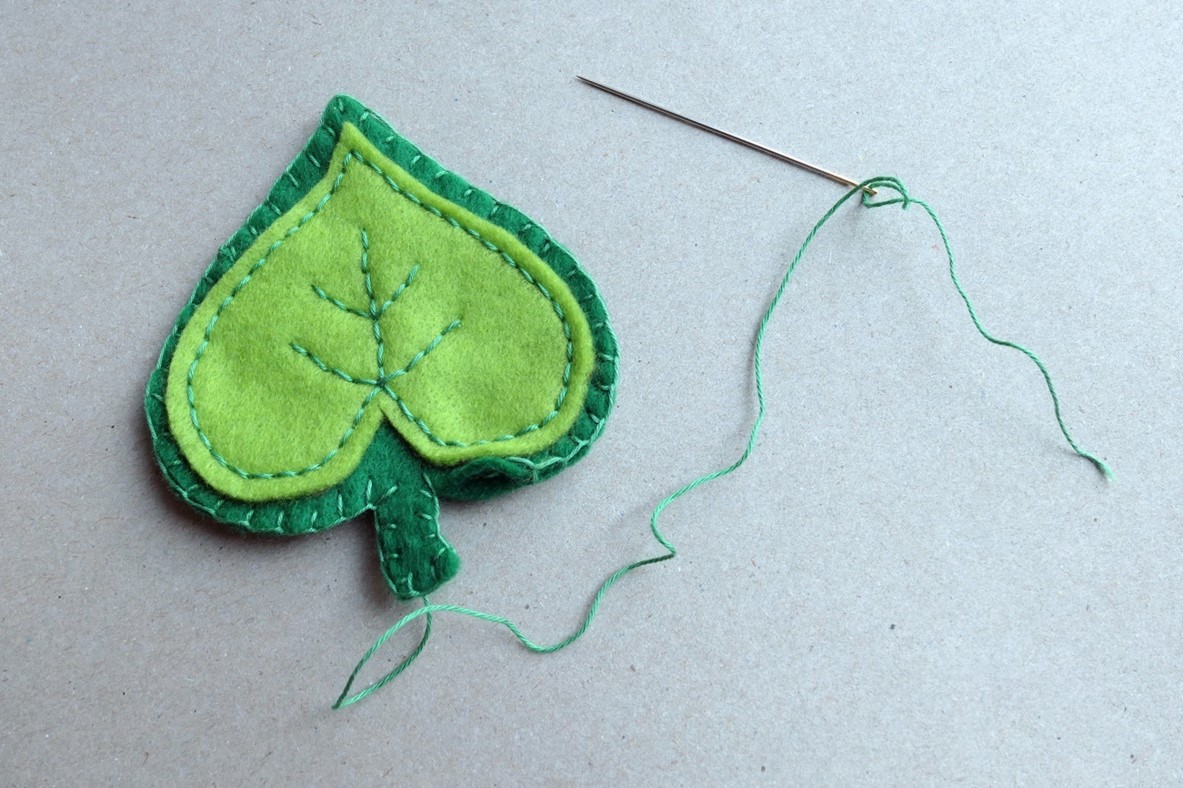 Podzimní dekorace z plsti