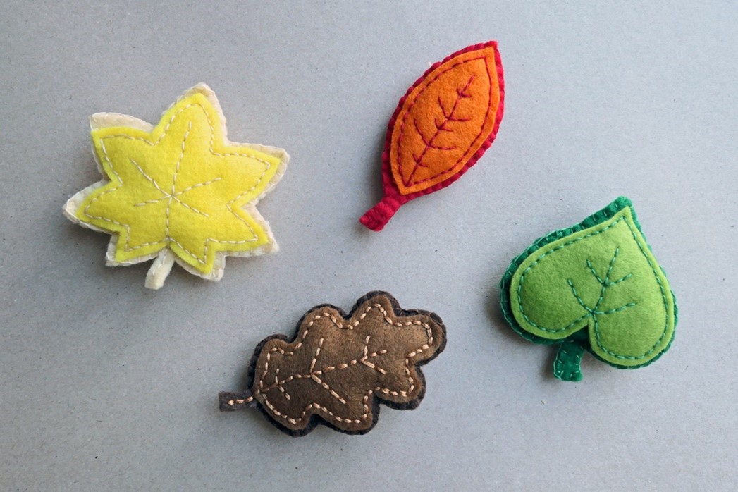 Podzimní dekorace z plsti