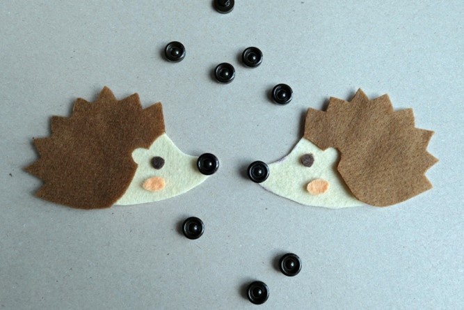 Podzimní dekorace z plsti