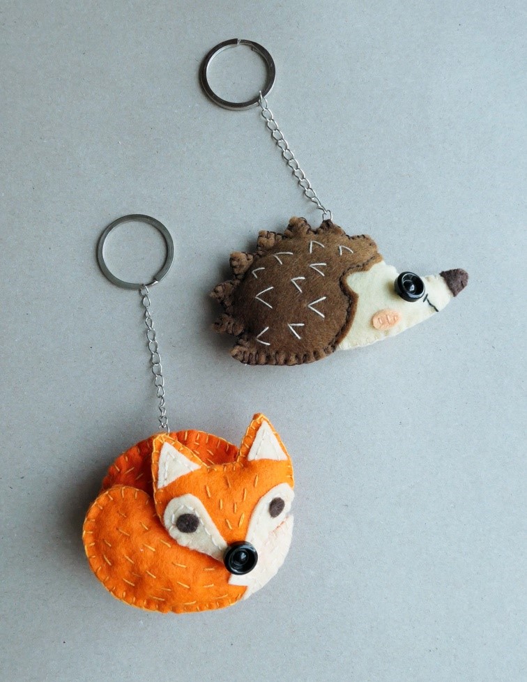 Podzimní dekorace z plsti