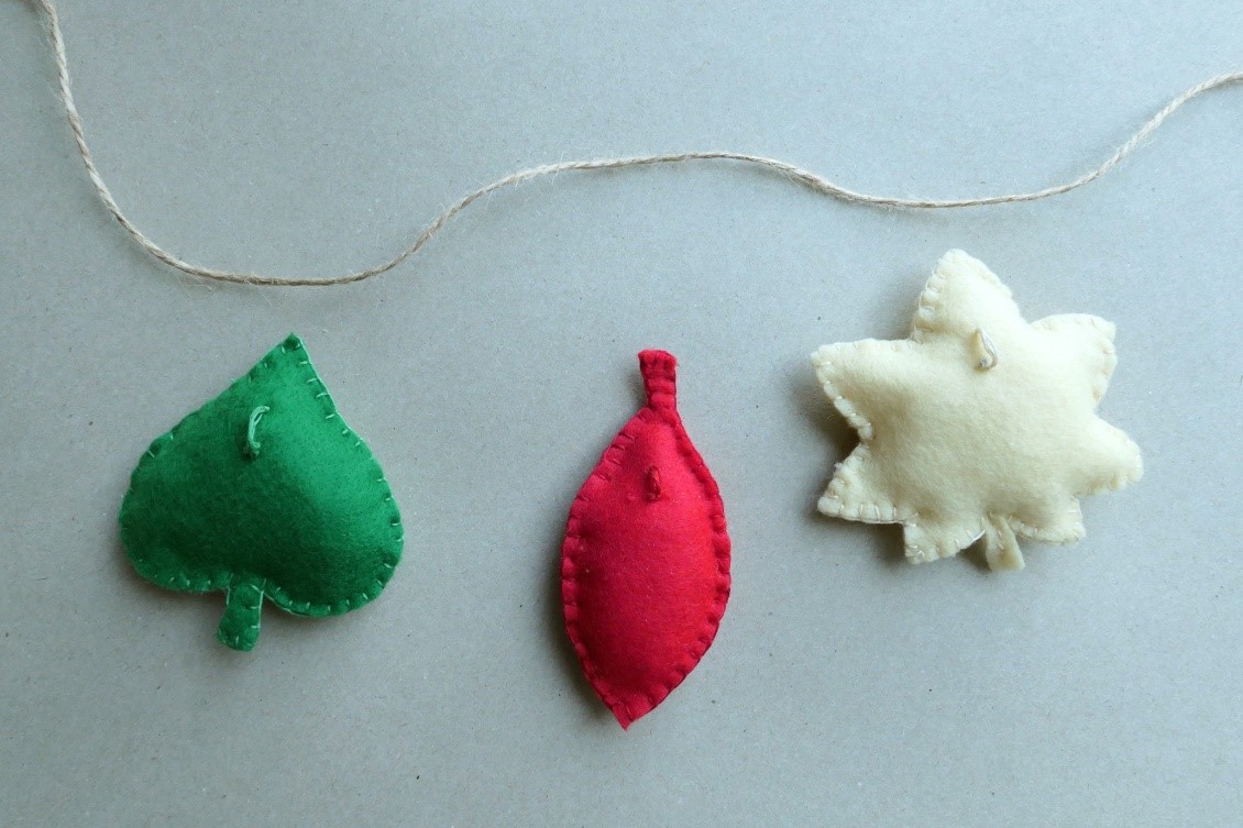 Podzimní dekorace z plsti