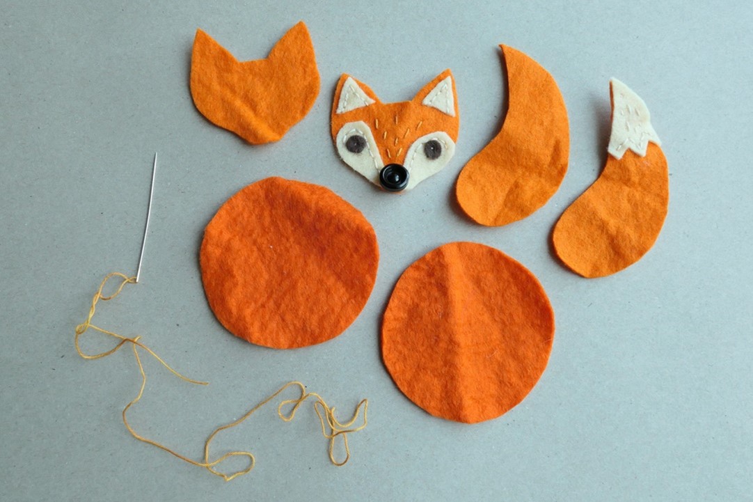 Podzimní dekorace z plsti