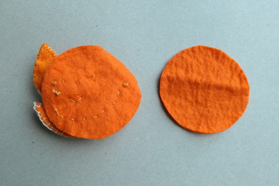 Podzimní dekorace z plsti