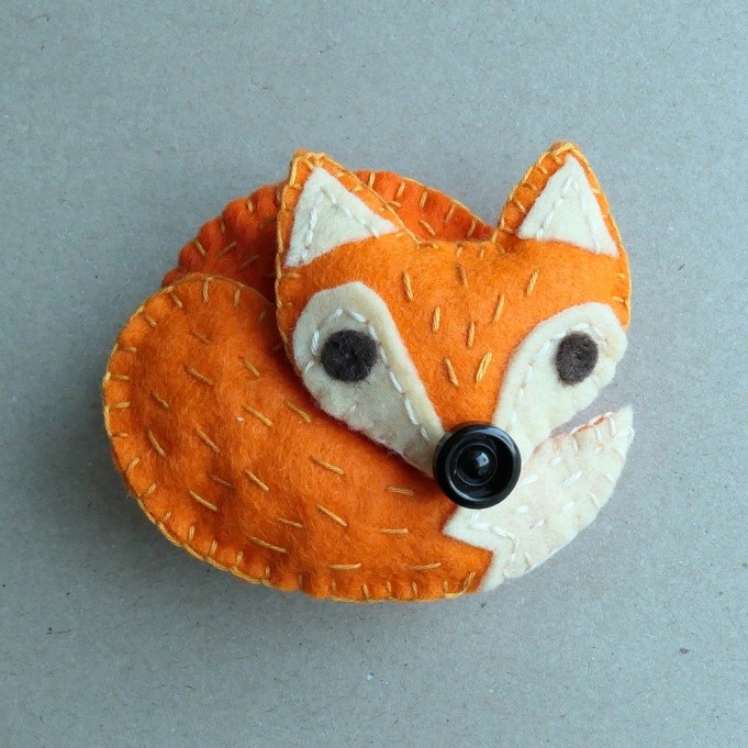 Podzimní dekorace z plsti