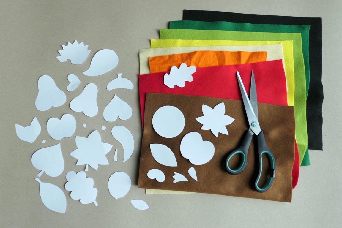 Podzimní dekorace z plsti