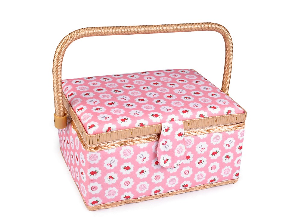 Stylové uložení šicích potřeb - košíky, kazety, kufříky a boxy na šití