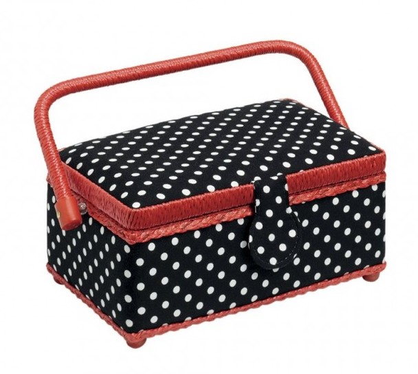 Stylové uložení šicích potřeb - košíky, kazety, kufříky a boxy na šití