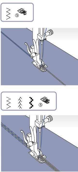 Návod k použití - patka pro všívání šňůrek Lucznik