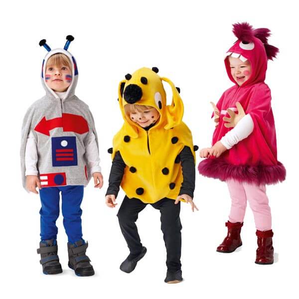 Dětský karneval s Rájem šití a střihy Burda