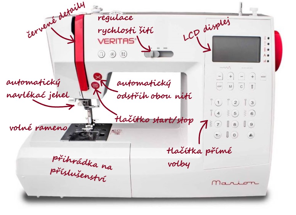 Chytrá volba: šicí stroj VERITAS MARION