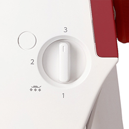 Regulovateľný prítlak pätky v 3 stupňoch - Janome 1522 BL