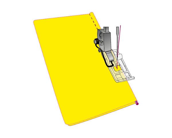 Pätka na našívanie šnúrky - Bernette Funlock