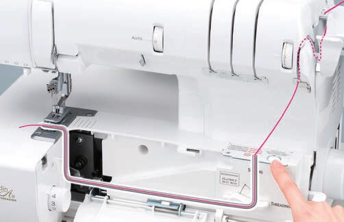 Baby Lock Euphoria BLS4 navliekanie nití ExtraordinAir