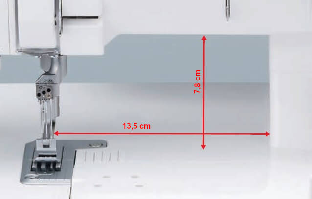 Baby Lock Euphoria BLC4 pracovná plocha