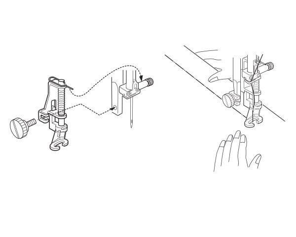Quiltovacia pätka otvorená