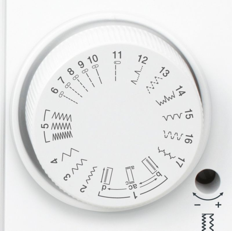 Brother X17S voľba programov