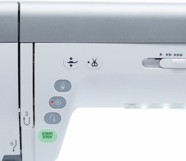 Šicí stroj Janome MC 9450 QCP ovládání stroje