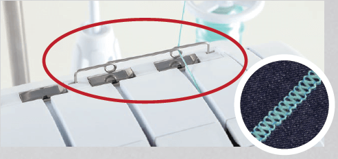 Juki MO - 80 CB vodítko pre silné ozdobné nite