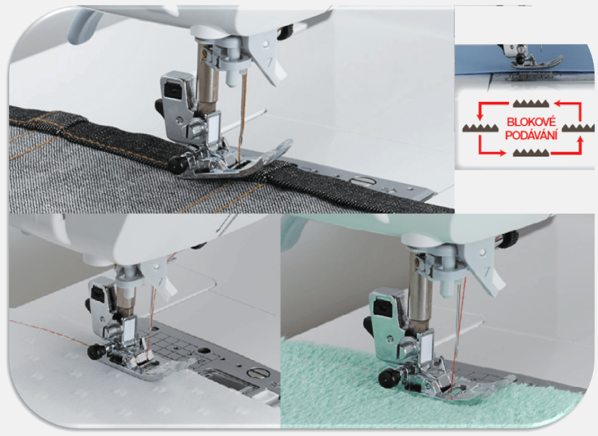 Šijací stroj Juki HZL - NX7 Kirei blokové podávanie