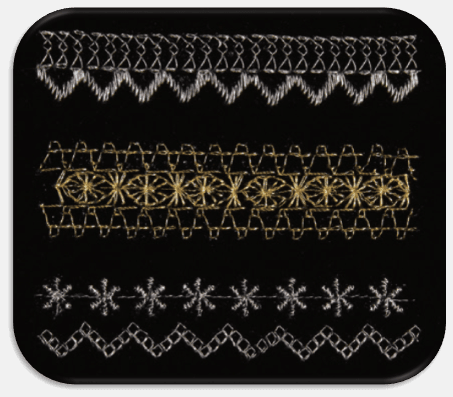 Šijací stroj Juki HZL - NX7 Kirei vylepšené stehy