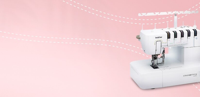 Radi doma šijete oblečenie z úpletu alebo pletenín? 
Zakončite svoje dielo spodom krycím stehom.