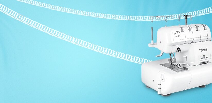 Túžite po rýchlej a čistej úprave švov 
s pružným stehom, ktorý sa nebude párať?