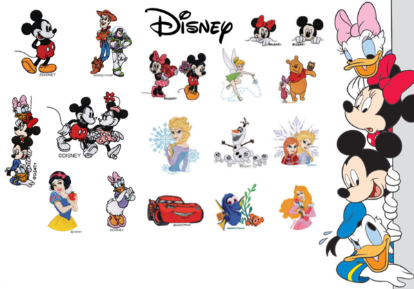 Vyšívačky Brother - Disney