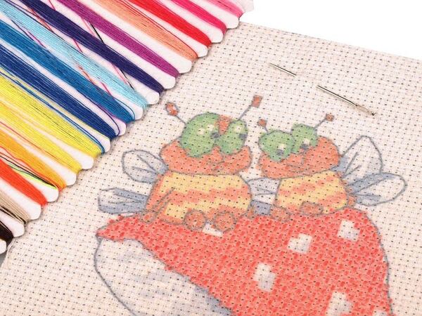 Dětské vyšívání s předlohou